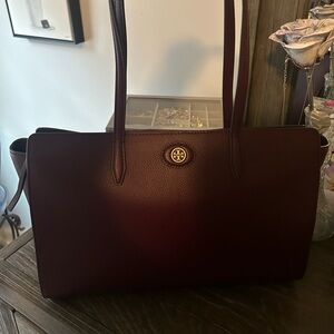 Tory Burch Deep Burgundy Tote